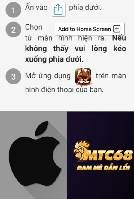 Tải App MTC68 cho hệ điều hành IOS